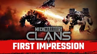 Mechwarrior 5 Clans First Impression  Full Mission Gameplay  MechLab [upl. by Flower]