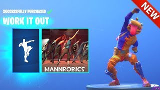 NEW WORK IT OUT quotMANNROBICS TF2quot DANCE EMOTE FORTNITE BATTLE ROYALE [upl. by Edylc]