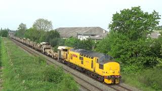 97302 6C77 Welshpool Bescot Walcot 12 05 24 [upl. by Anayek496]