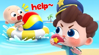 Water Police Rescue  Surprise Eggs  Cars Rescue  Nursery Rhymes amp Kids Songs  BabyBus [upl. by Celie335]