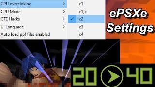 ePSXe optimization  Improve performance in some PS1 games  Xyno76 [upl. by Enedan332]