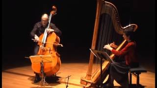 John DAHLSTRAND Andante and Dance for double bass and Harp [upl. by Harbot440]