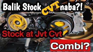 Yamaha Nmax V21 Jvt Cvt set at Stock Cvt Set pwedi pala combination [upl. by Thierry]