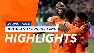 Highlights DuitslandNederland 692019 EKkwalificatie [upl. by Adnolohs]