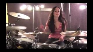 The amazing female drummer MEYTAL COHEN DRUM SOLO HOTTT HD 2015 [upl. by Lybis]