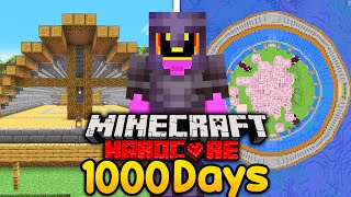 I Survived 1000 Days in Hardcore Minecraft FULL MOVIE [upl. by Llehsim]