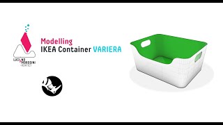 Modelling IKEA Variera container in Rhino [upl. by Dominique]