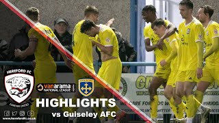 HIGHLIGHTS  Guiseley AFC 02 Hereford FC [upl. by Euphemiah]