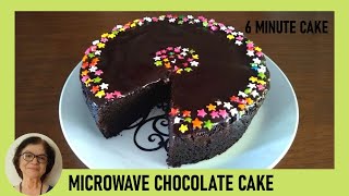 Microwave Chocolate Cake in 6 Minutes  Quick 6 Minute Chocolate Cake in microwave [upl. by Eirena]