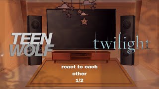 Teen wolf amp Twilight react to each other pt 12 GC [upl. by Felecia]