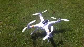 Walkera QR X350 quadcopter first flight  Position Hold function [upl. by Kablesh]