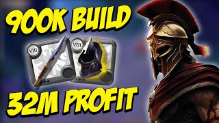 900K BUILD 32M PROFIT  1H SPEAR MISTS BEST META BUILD amp SOLO PVP  Albion Online [upl. by Ynots]