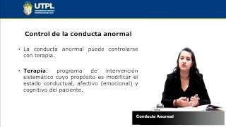 UTPL CONDUCTA ANORMAL PSICOLOGÍAPSICOPATOLOGÍA I [upl. by Zenas]