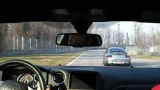 monza 06 02 2011 nissan gtr vs 2 porsche turbo  2 gt3 wmv [upl. by Kohler783]