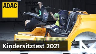 Kindersitztest 2021 Sitzerhöhung als Notlösung  ADAC [upl. by Artsa]