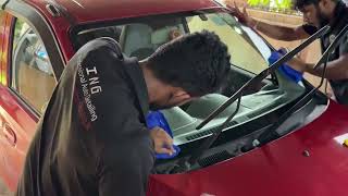 Windscreen Polishing amp Nano Coating Glass Polishing amp Scratch Removal [upl. by Yv]