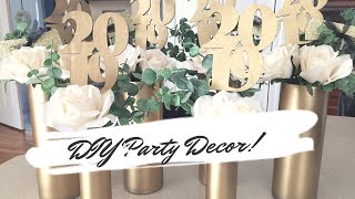 DIY PARTY DECOR  2019 GRADUATION PARTY DIY IDEAS  AFFORDABLE AND ELEGANT [upl. by Ameehsat]