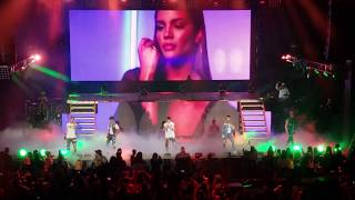 CNCO Diganle ft Leslie Grace  Live Tour [upl. by Hanas860]