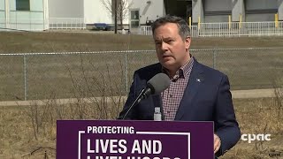 Alberta Premier Jason Kenney discusses hospital expansion projects – April 28 2021 [upl. by Iover96]