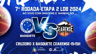 CRUZEIRO BASQUETE X BASQUETE CEARENSE AO VIVO COM IMAGENS [upl. by Finnegan81]