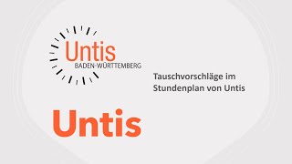 Tauschvorschläge im Stundenplan von Untis [upl. by Haimirej]