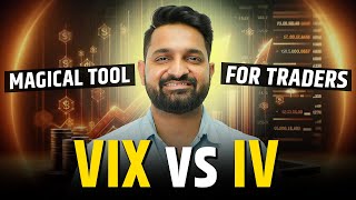 VIX Vs IV  How to Use Implied Volatility in Our Strategies  Theta Gainers [upl. by Annahsit]