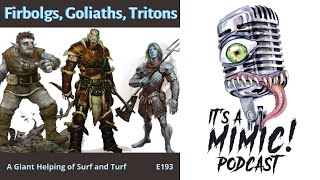 DampD 5e  Podcast  Race  Firbolgs Goliaths Tritons [upl. by Krystalle891]