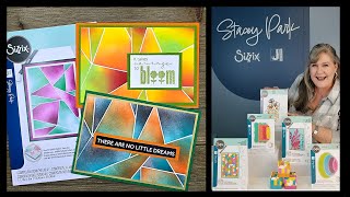 Take 2 Tuesday Class 34 Today we make a make with a new stencil by Sizzix called Down the Line [upl. by Einor]