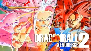 GOKU BLACK SSJ ROSÉ 5 VS VEGETTO SSJ 4  DRAGON BALL XENOVERSE 2 PC MOD  Repos du Devin5 [upl. by Tamarra553]