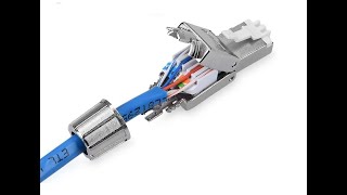 Toolless RJ45 Connector [upl. by Olimpia769]