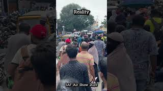 Expectations amp reality IAF air show 2024🔥 minivlog airshow iaf trendingreels militaryjets [upl. by Whetstone463]