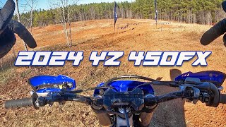 2024 Yamaha YZ450FX  My First Ride [upl. by Barstow]