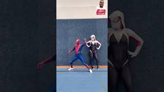 🕷️🥋Spiders vs Karateka¡ spiderman duet funny marvel comedy viral reaccion challengue humor [upl. by Cornelius]