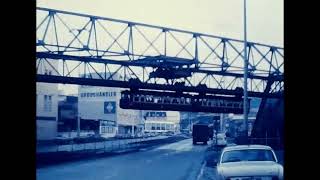 Wuppertal Schwebebahn Alter Markt 1969  Super 8 [upl. by Bulley]