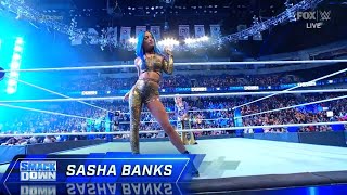 Sasha Banks Entrance  Smackdown October 29 2021 [upl. by Ahsei312]