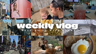 weekly vlog  trip to NYC  six month breast lift update goat farm trying new restaurants  more [upl. by Sorcim]