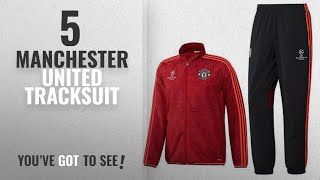 Top 10 Manchester United Tracksuit 2018 Adidas Boys Manchester United UCL PresentationTraining [upl. by Assirrac278]