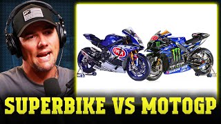 World Superbike VS MotoGP  Ben Spies tells the REAL DIFFERENCE Between Them [upl. by Amalita]