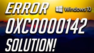 How to Fix Esrvexe Error 0xc0000142 in Windows 10  Tutorial [upl. by Isadora]