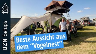 Ausblick aus dem Vogelnest I DZN Setup Campinganhänger mit Rodin Adventures Dachzelt [upl. by Anelac]