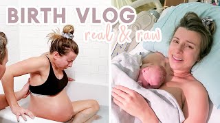 OUR NATURAL BIRTH VLOG  Raw amp Real  Labour amp Delivery of Our First Baby [upl. by Drain737]