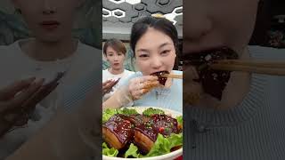 ASMR Satisfying braised pork belly tasting relaxing sound ASMR편안한소리를맛보는만족스러운삼겹살조림 SURMIAN먹방 2390 [upl. by Enomsed]