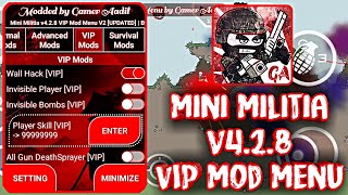 Mini Militia Hack Mod Unlimited Cash And Coins DOWNLOAD LINK  Mini Militia Mod Menu Apk 542 2023 [upl. by Mahon198]