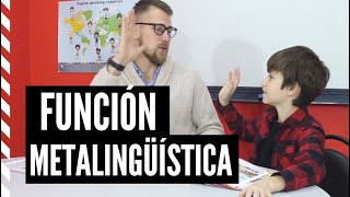 ¿Qué es la función metalingüística Funciones y ejemplos [upl. by Inaffit]