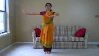 Sarikal Adavu in Bharatanatyam part 1 [upl. by Lurie95]