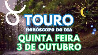 ♉ TOURO 💔 VAI ACONTECER NESTA QUINTA FEIRA 03 DE OUTUBRO DE 2024 [upl. by Sloan]