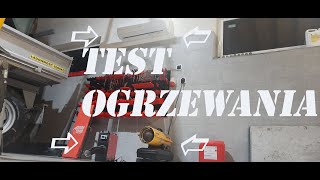 Test ogrzewania garażu I Czy 5 KW ogrzeje garaż 85m2 I [upl. by Asilef]