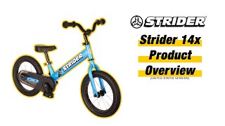 Strider Bikes 14x Product Overview  USA Version [upl. by Higginbotham431]