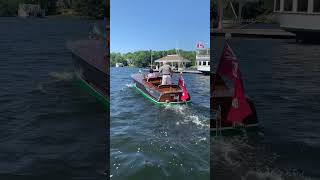 Ruth Ann 1920s 285 Ditchburn leaves Gravenhurst Boatshow [upl. by Guenevere386]