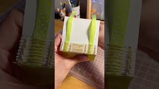 Bookbinding Stitching Practice  Handmade Notebook [upl. by Edyth451]